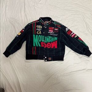 Dale Jr racing jacket kids size L 9-10